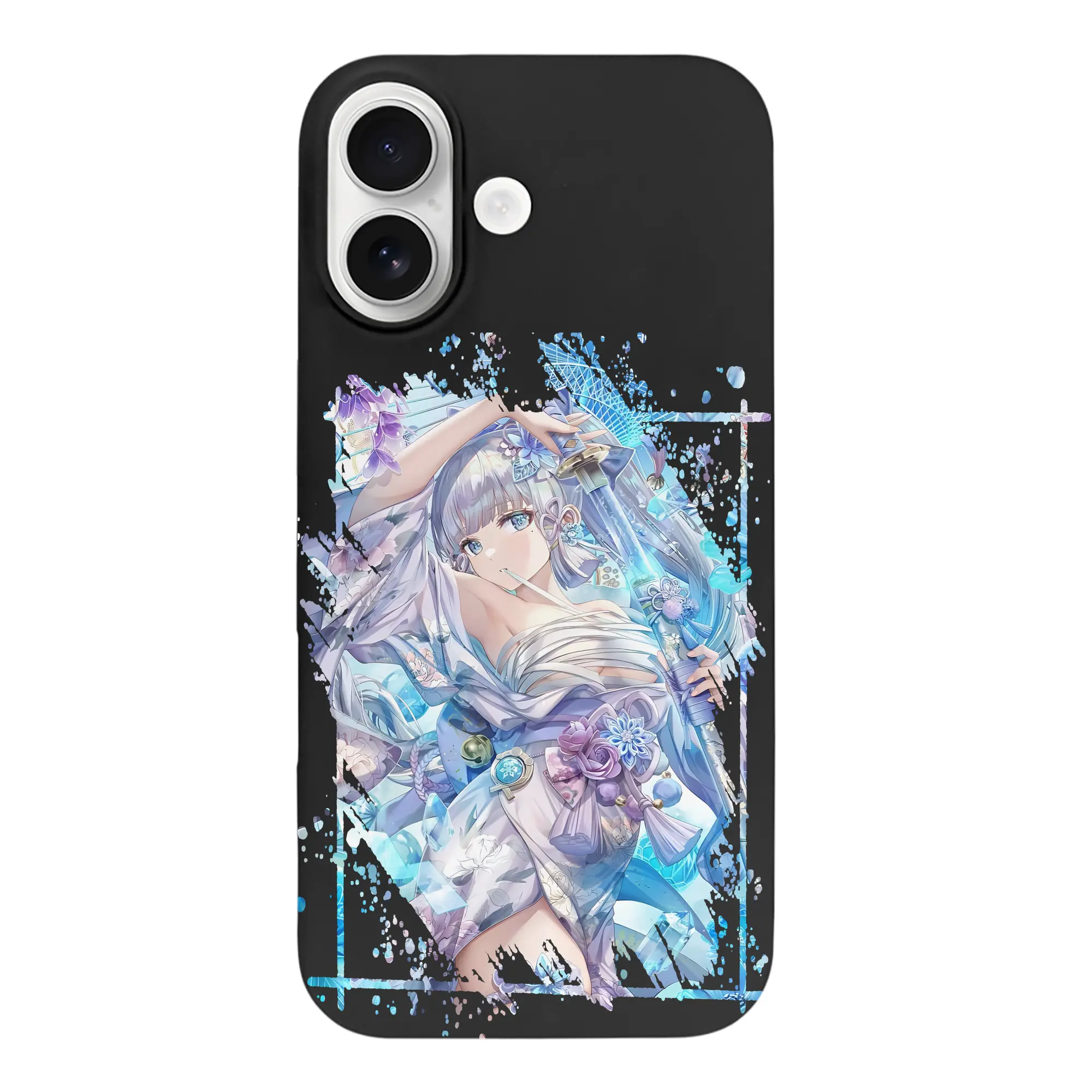 原 神 グッズ 神里綾華 - iPhone 17 シリーズ シリコンケース 薄型 耐衝撃 指紋防止 ソフトタッチカバー 精密フィット 傷防止 保護ケース iPhone 17/17 Air/17 Pro/17 Pro Max 対応